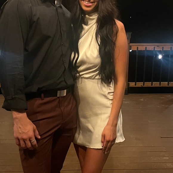 Champagne Mini Dress - Picture 5 of 6